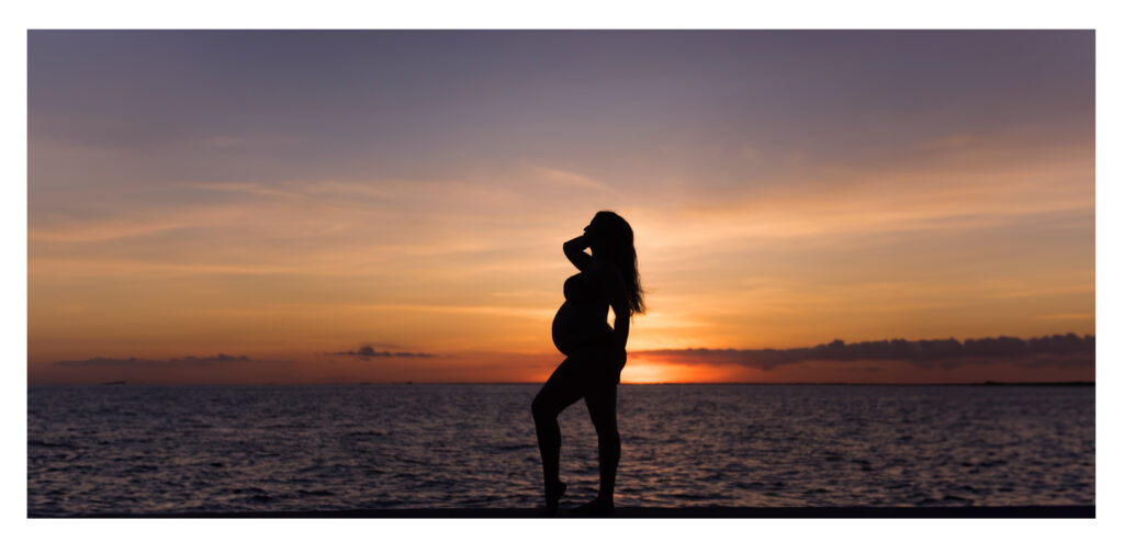 Sunset Key Biscayne Maternity Session